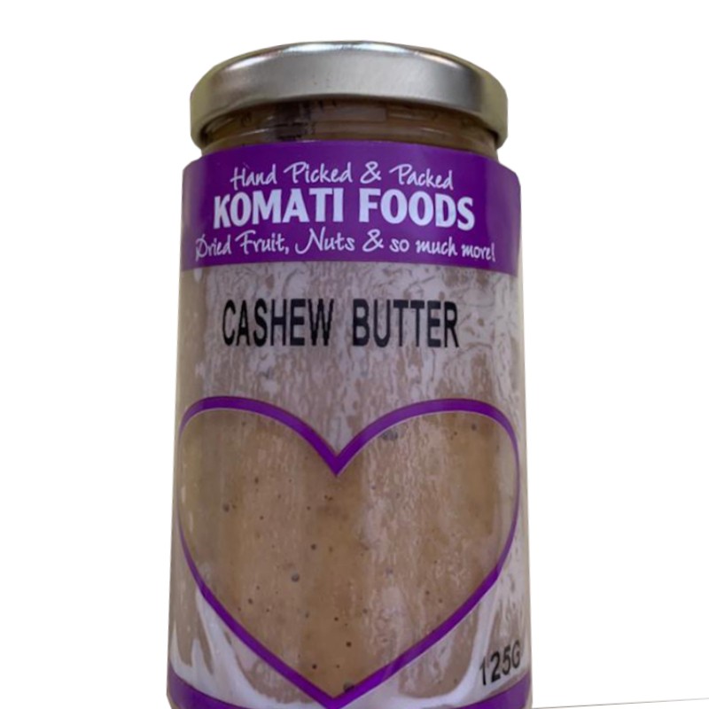 Komati Foods Cashew Butter 125g