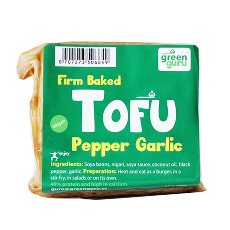 Green Guru Organic Pepper and Garlic Tofu 350-400g