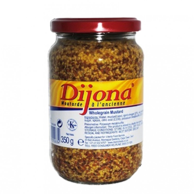 Dijona Whole Grain Dijon Mustard 350g